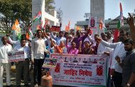 Pimpri-Chinchwad Congress led by Sachin Sathe protests against massive hike in cylinder price...
