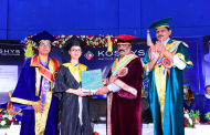 Graduation held at Koshys Institute of Health Sciences.                                          