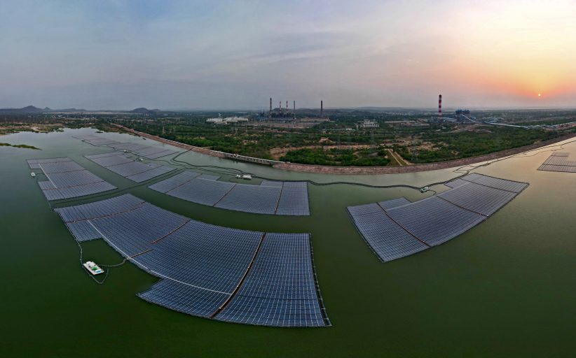 India’s largest Floating Solar Plant commissioned at NTPC Ramagundam....